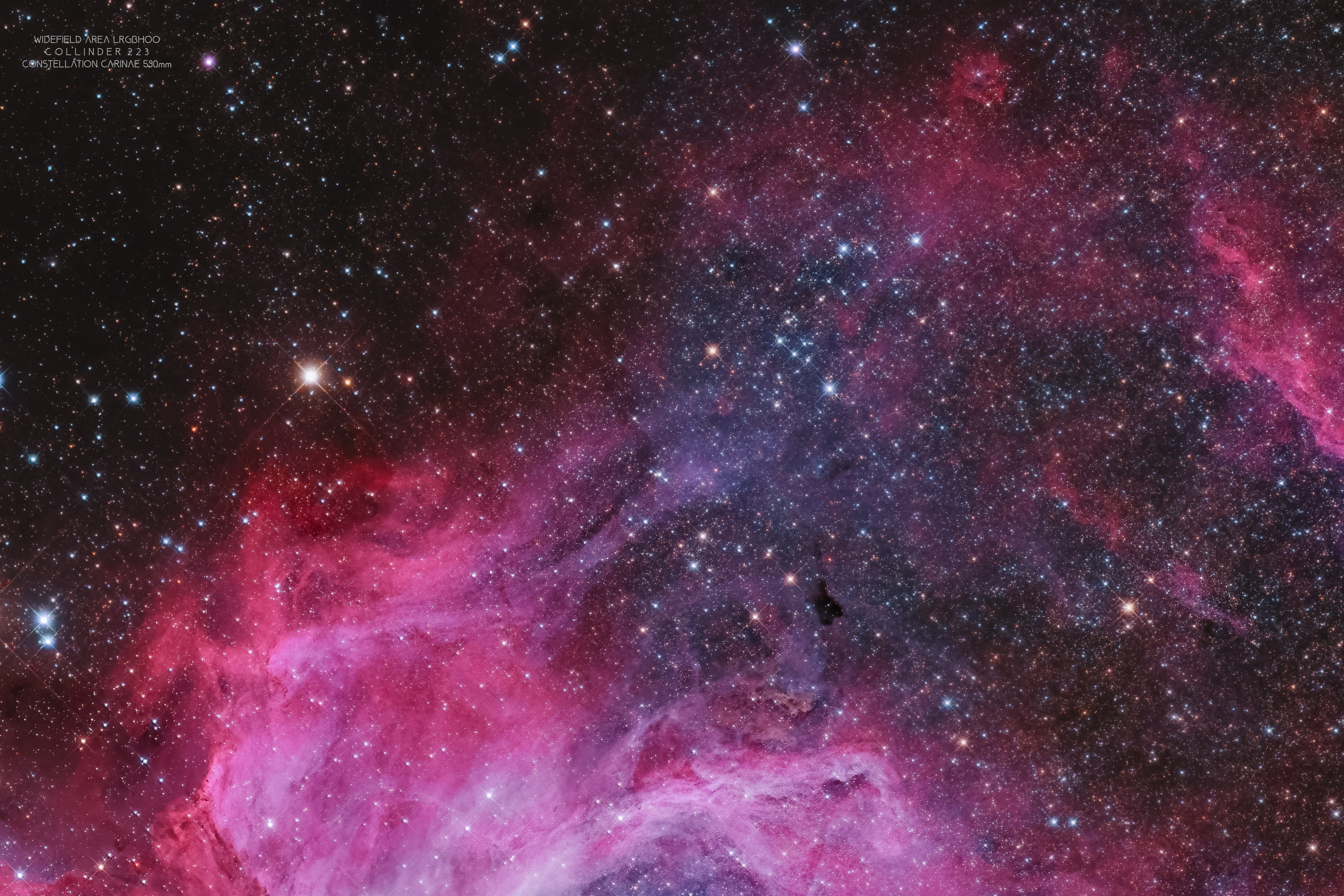 Collinder223 Eta Carinae Region ReomteTelescope LRGBHOO 590mm web4096